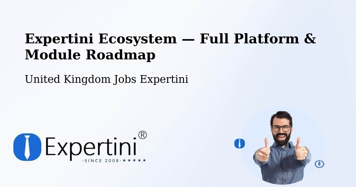 Expertini Ecosystem — Full Platform & Module Roadmap – Lockerbie